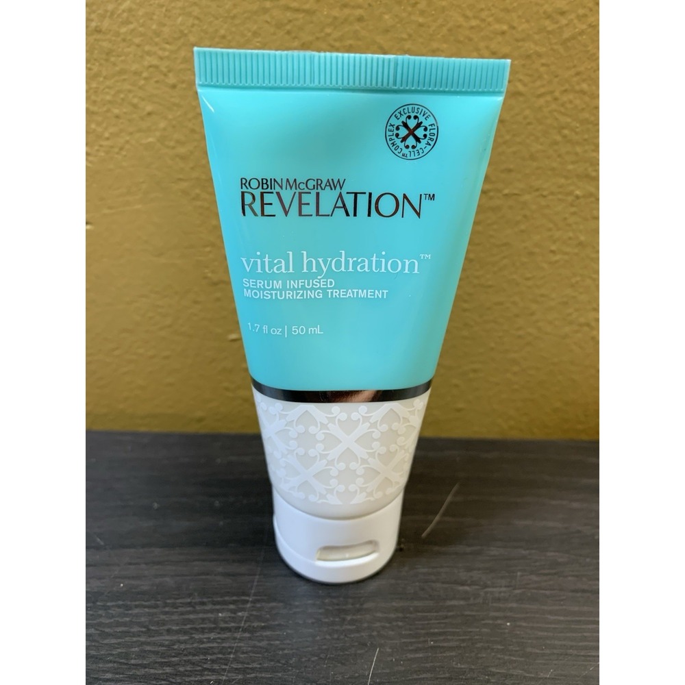 Robin McGraw Vital Hydration Serum Infused Moisturizing Treatment 1.7‎ Oz Sealed